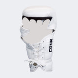 HMIT Lace Up MMA Sparring Gloves | White