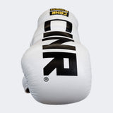 HMIT Lace Up MMA Sparring Gloves | White