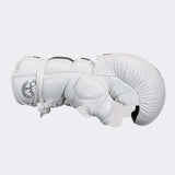 HMIT Lace Up MMA Sparring Gloves | White