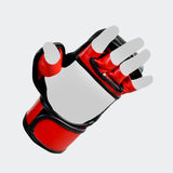 Product photo of the open palm of the red Combat Corner HMIT MMA Training Glove