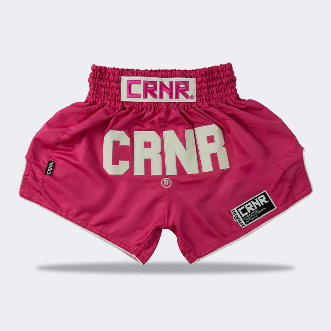 CRNR HMIT Muay Thai Shorts, Pink Muay Thai Shorts