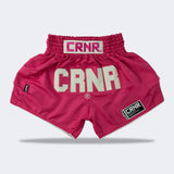 CRNR HMIT Muay Thai Shorts, Pink Muay Thai Shorts