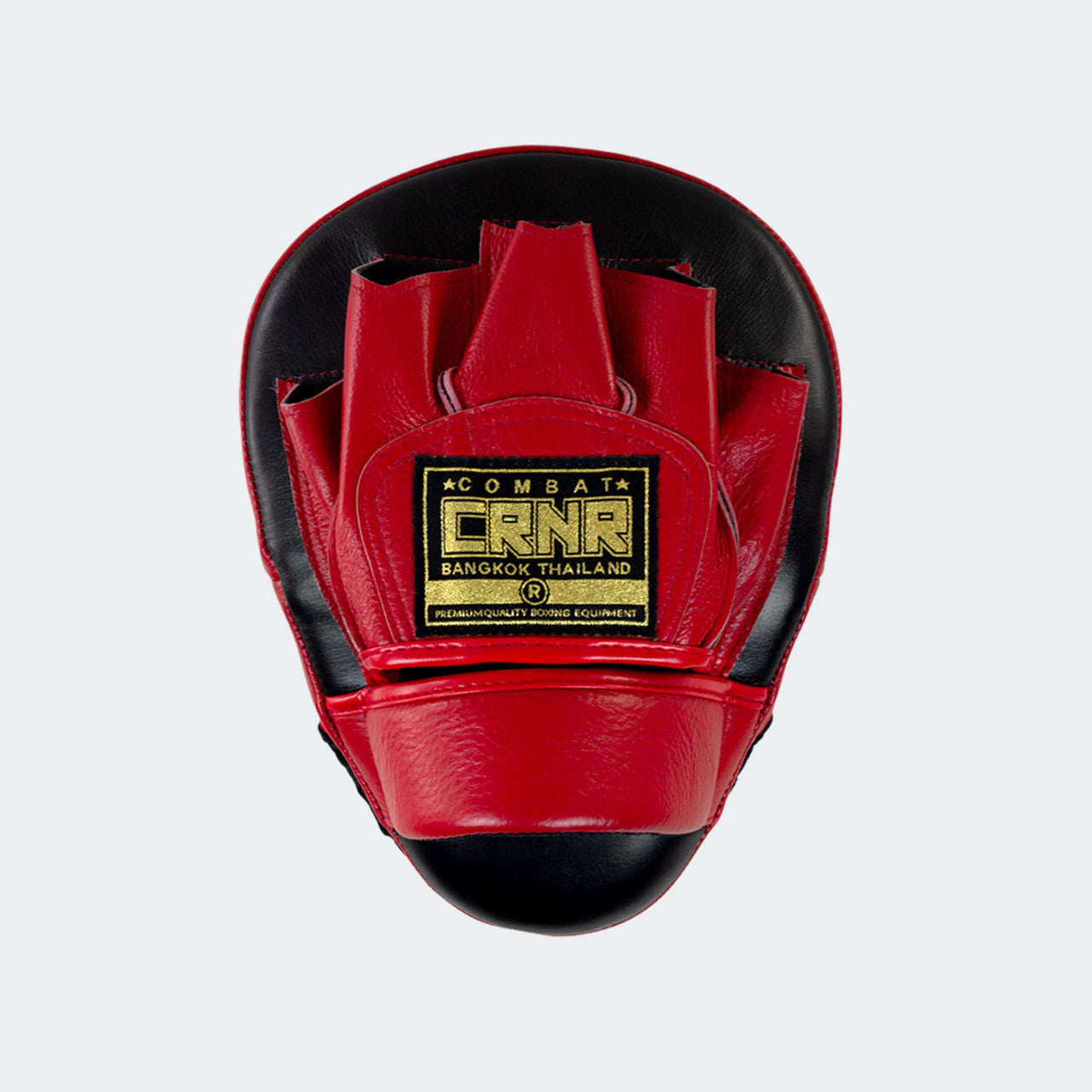 HMIT Punch Mitts, Leather Punch Mitts, Red Punch Mitts, Hand Made in Thailand, Boxing Punch Mitts, Boxing Mitts