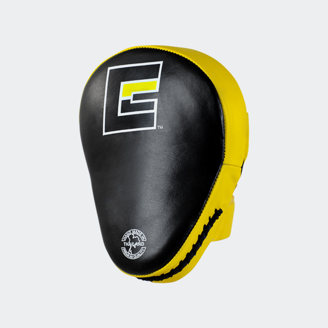 HMIT Punch Mitts, Leather Punch Mitts, YellowPunch Mitts, Hand Made in Thailand, Boxing Punch Mitts, Boxing Mitts