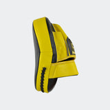 HMIT Punch Mitts, Leather Punch Mitts, YellowPunch Mitts, Hand Made in Thailand, Boxing Punch Mitts, Boxing Mitts