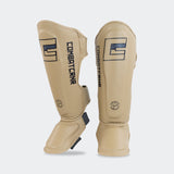 HMIT Muay Thai Shin Guards - Combat Corner, HMIT Shin Gurads, Khaki Shin Guards, Combat Corner Shin Guards, Muay Thai Shin Guards, Kickboxing Shin Guards