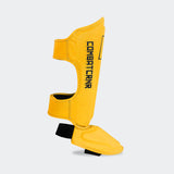 HMIT Muay Thai Shin Guards - Combat Corner, HMIT Shin Guards, Yellow Shin Guards, Combat Corner Shin Guards, Muay Thai Shin Guards, Kickboxing Shin Guards