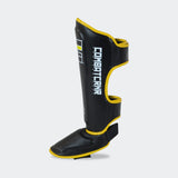 HMIT Shin Guards, Yellow Shin Guards, Muay Thai Shin Guards, Muay Thai shin pads, kickboxing shin pads