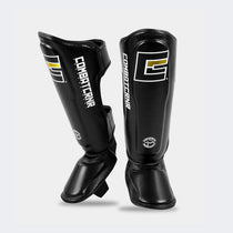HMIT Muay Thai Shin Guards - Combat Corner, Thai Boxing shin guards, kickboxing shin pads, CRNR Shin Guards, Combat Corner Shin Guards, Made in Thailand Shin Guards, Thai Boxing shin guards, Black Muay Thai Shin Guards