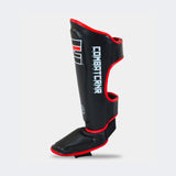HMIT Muay Thai Shin Guards - Combat Corner, Thai Boxing shin guards, kickboxing shin pads, CRNR Shin Guards, Combat Corner Shin Guards, Made in Thailand Shin Guards, Thai Boxing shin guards, Black Muay Thai Shin Guards