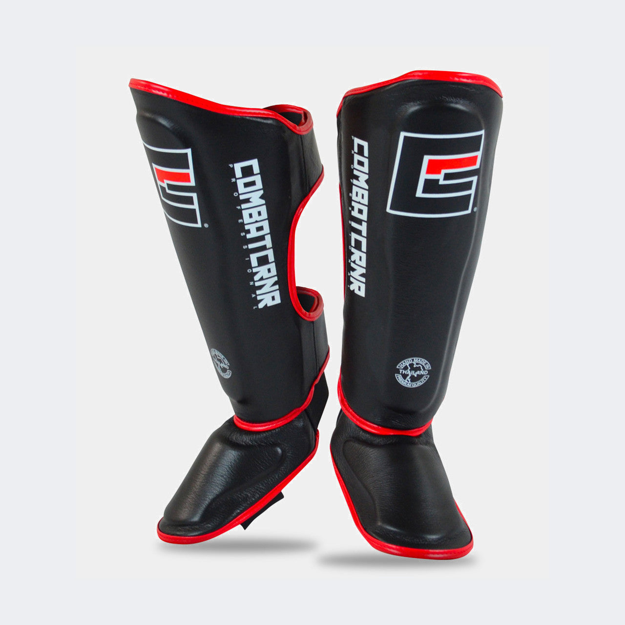 HMIT Muay Thai Shin Guards - Combat Corner, Thai Boxing shin guards, kickboxing shin pads, CRNR Shin Guards, Combat Corner Shin Guards, Made in Thailand Shin Guards, Thai Boxing shin guards, Black Muay Thai Shin Guards