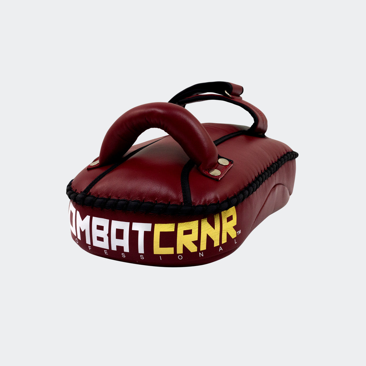 HMIT Thai Pads, Single Strap Thai Pads, Muay Thai Pads, Maroon Thai Pads