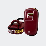 HMIT Thai Pads, Single Strap Thai Pads, Muay Thai Pads, Maroon Thai Pads