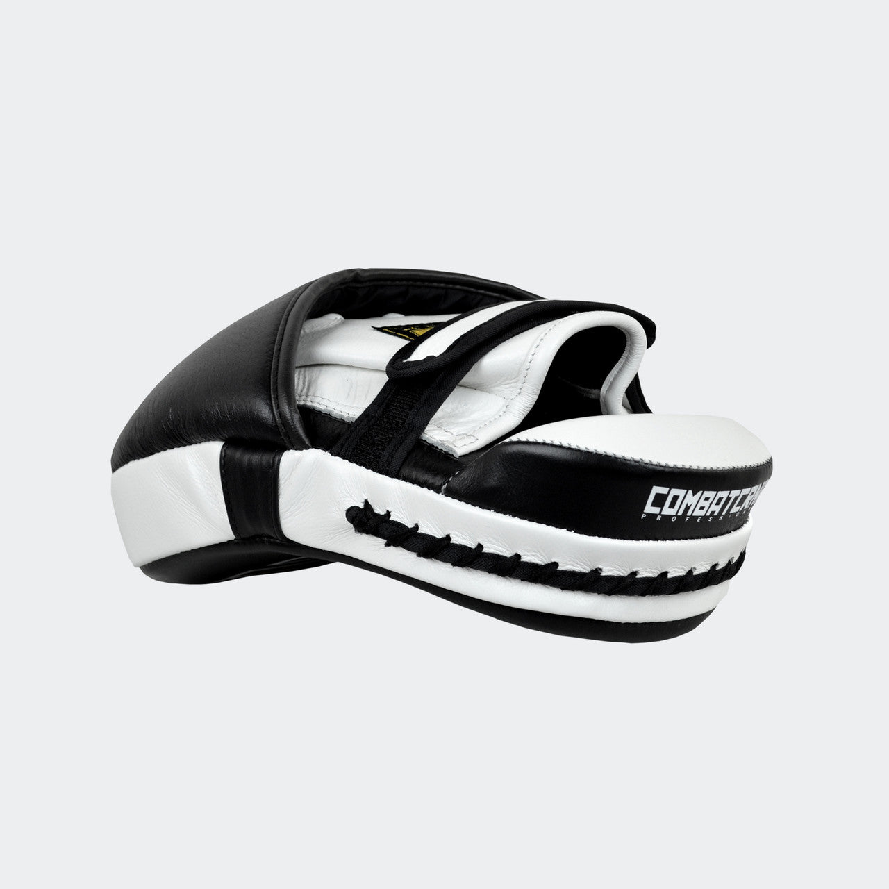 HMIT Punch Mitts, Leather Punch Mitts, White Punch Mitts, Hand Made in Thailand, Boxing Punch Mitts, Boxing Mitts, Tech Mitts
