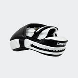 HMIT Punch Mitts, Leather Punch Mitts, White Punch Mitts, Hand Made in Thailand, Boxing Punch Mitts, Boxing Mitts, Tech Mitts