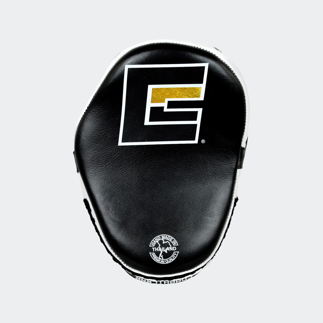 HMIT Punch Mitts, Leather Punch Mitts, White Punch Mitts, Hand Made in Thailand, Boxing Punch Mitts, Boxing Mitts, Tech Mitts