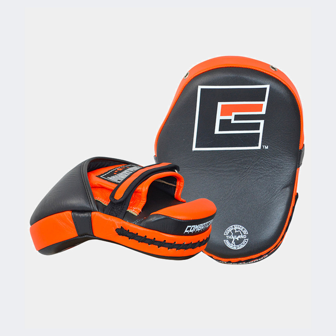HMIT Tech Punch Mitts, Punch Mitts, Orange Punch Mitts, Hand Made in Thailand