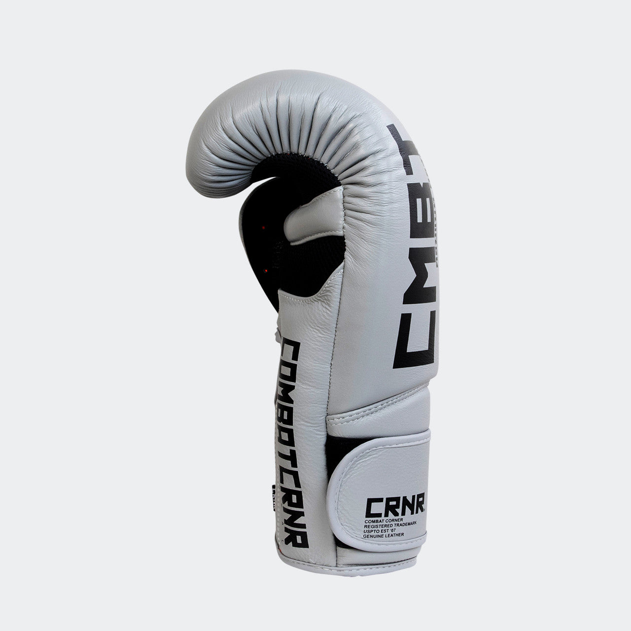 Muay Thai Gloves Cement, HMIT Combat Corner, Combat Corner Boxing Gloves, Grey Boxing Gloves, Cement Muay Thai Gloves