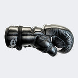 HMIT Lace Up MMA Sparring Gloves | Black