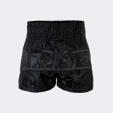 Muay Thai Shorts, Thai Shorts, Black Muay Thai Shorts, CRNR Muay Thai Shorts, Thai Boxing Shorts, Combat Corner Muay Thai Shorts