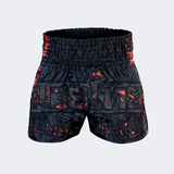 Muay Thai Shorts, Thai Shorts, black Muay Thai Shorts, CRNR Muay Thai Shorts, Thai Boxing Shorts, Combat Corner Muay Thai Shorts