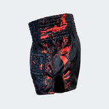 Muay Thai Shorts, Thai Shorts, black Muay Thai Shorts, CRNR Muay Thai Shorts, Thai Boxing Shorts, Combat Corner Muay Thai Shorts