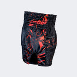 Muay Thai Shorts, Thai Shorts, black Muay Thai Shorts, CRNR Muay Thai Shorts, Thai Boxing Shorts, Combat Corner Muay Thai Shorts