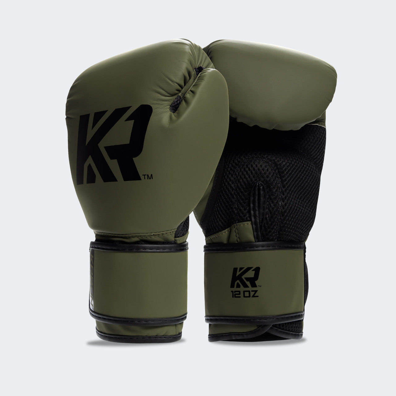 Krbon Boxing Gloves, Army Boxing Gloves, Kickboxing gloves, cardio kickboxing, OD Green Boxing Gloves