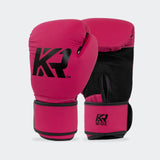 Pink Boxing Gloves, Pink Muay Thai Gloves, Cardio Boxing Gloves, Cardio Kickboxing Gloves, KRBON Boxing Gloves, Boxing gloves, Womens Boxing Gloves