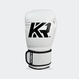 Krbon Boxing Gloves, White Boxing Gloves, Kickboxing gloves, cardio kickboxing