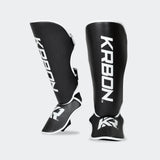 Black shin guards, Black muay thai shin guards, shin pads, womens muay thai shin guards, kickboxing shin guards, KRBON