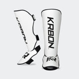 White shin guards, White muay thai shin guards, shin pads, womens muay thai shin guards, kickboxing shin guards