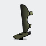 OD Green shin guards, Army Green muay thai shin guards, shin pads, womens muay thai shin guards, kickboxing shin guards