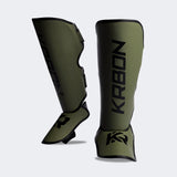 OD Green shin guards, Army Green muay thai shin guards, shin pads, womens muay thai shin guards, kickboxing shin guards