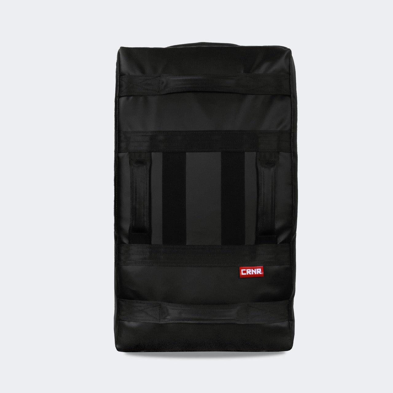 Photo of the back of Combat Corner's black Made in the USA Kick Shield, made for MMA, Muay Thai, Martial Arts, and more.