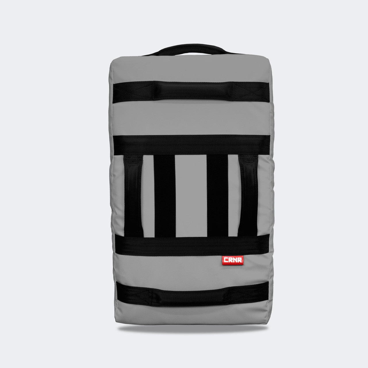 Photo of the back of Combat Corner's grey Made in the USA Kick Shield, made for MMA, Muay Thai, Martial Arts, and more.