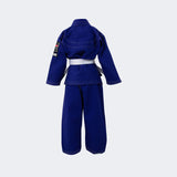 Kids BJJ GI Royal Blue | v6 Combat Corner, Kids Jiu Jitsu GI, Blue Youth BJJ GI, Blue Kids BJJ GI, Cheap Kids GI, Kids GI with white belt, CRNR kids gi