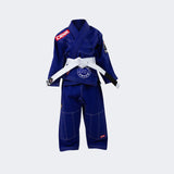 Kids BJJ GI Royal Blue | v6 Combat Corner, Kids Jiu Jitsu GI, Blue Youth BJJ GI, Blue Kids BJJ GI, Cheap Kids GI, Kids GI with white belt, CRNR kids gi