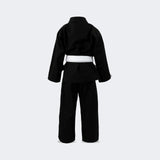 recruit bjj gi, black bjj gi, kids bjj gi, cheap kids bjj gi, cheap kids jiu jitsu gi, economy kids GI, child size bjj gi, childrens jiu jitsu gi, academy bjj gi, youth bjj gi, free white belt kids gi