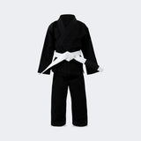 recruit bjj gi, black bjj gi, kids bjj gi, cheap kids bjj gi, cheap kids jiu jitsu gi, economy kids GI, child size bjj gi, childrens jiu jitsu gi, academy bjj gi, youth bjj gi, free white belt kids gi