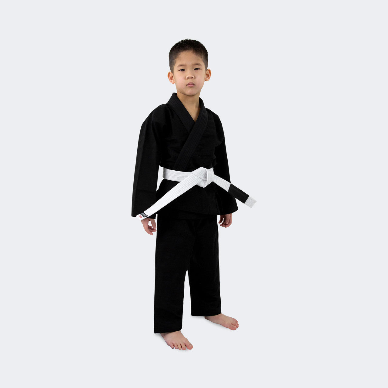 recruit bjj gi, black bjj gi, kids bjj gi, cheap kids bjj gi, cheap kids jiu jitsu gi, economy kids GI, child size bjj gi, childrens jiu jitsu gi, academy bjj gi, youth bjj gi, free white belt kids gi