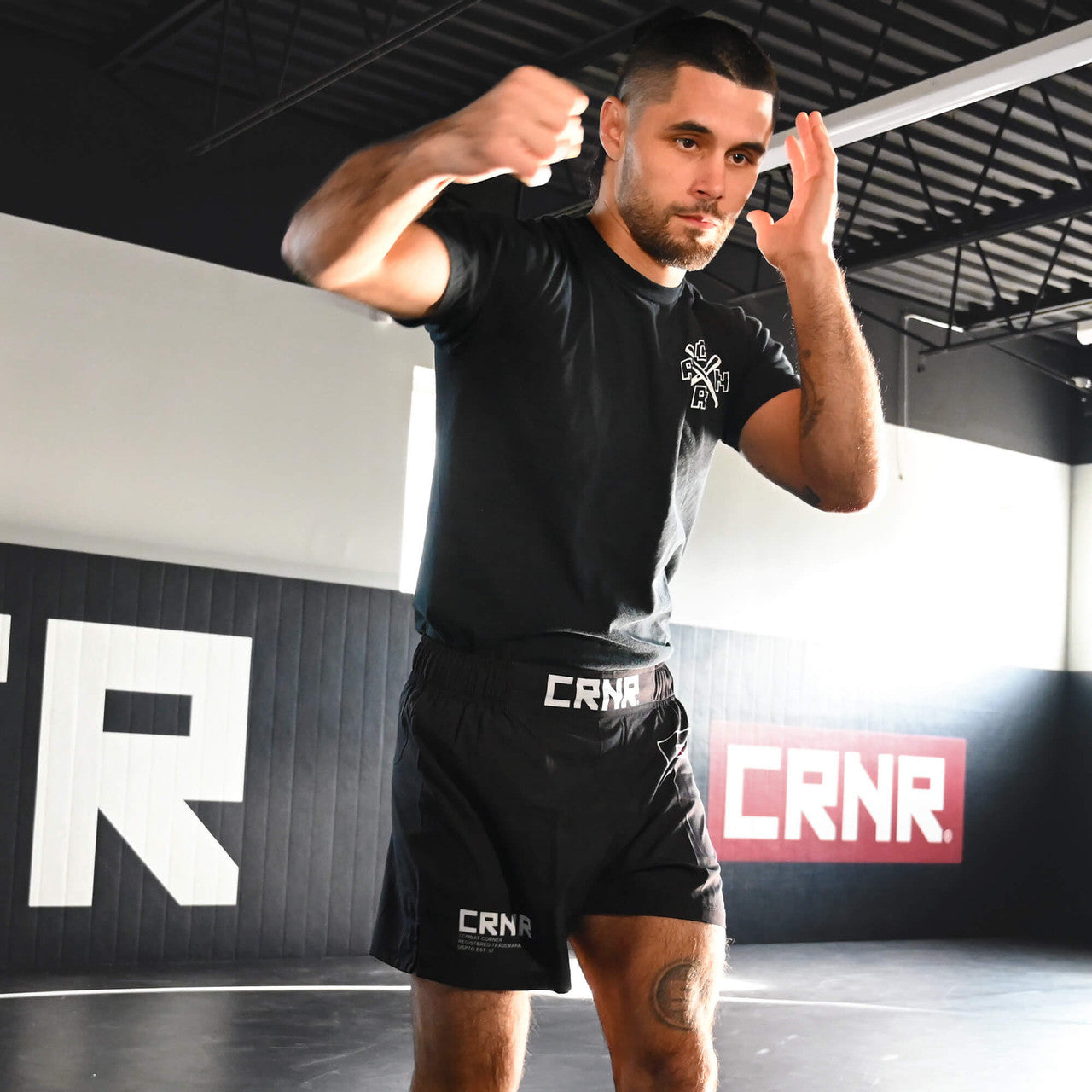 Cross Trainer MMA Shorts | Black | Combat Corner