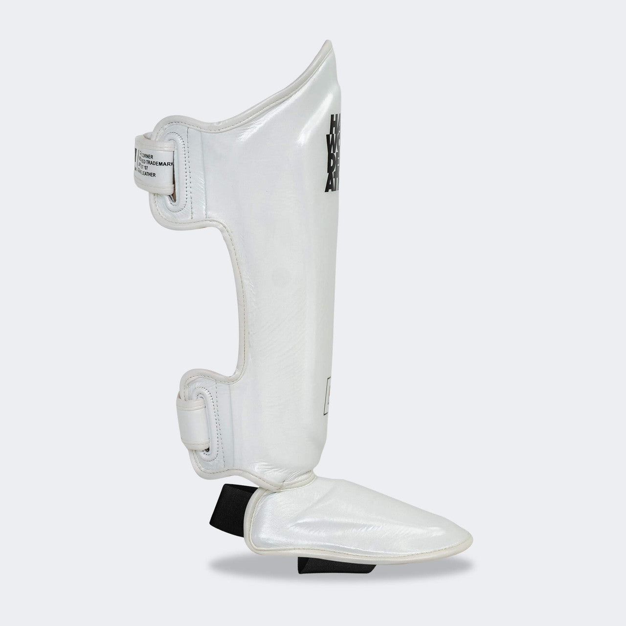 HWD Shin Guards, Muay Thai Shin Guards, White Shin Guards, CRNR Shin Guards