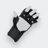 Product photo of the open palm of the black Combat Corner Kids MMA Spar Gloves