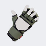 Product photo of the open palm of the OD Green Combat Corner MMA Spar Glove