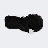 Product photo of the inside left side of the black Combat Corner Prime MMA Sparring Glove