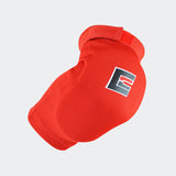 knee sleeves, mma, striking, muay thai, combat corner, padded, knee pads, elastic, red