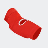 knee sleeves, mma, striking, muay thai, combat corner, padded, knee pads, elastic, red