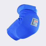 Elastic Elbow Pads, Muay Thai Elbow Pads, Blue Elbow Pads, CRNR Elbow Pads, Combat Corner Elbow Pads