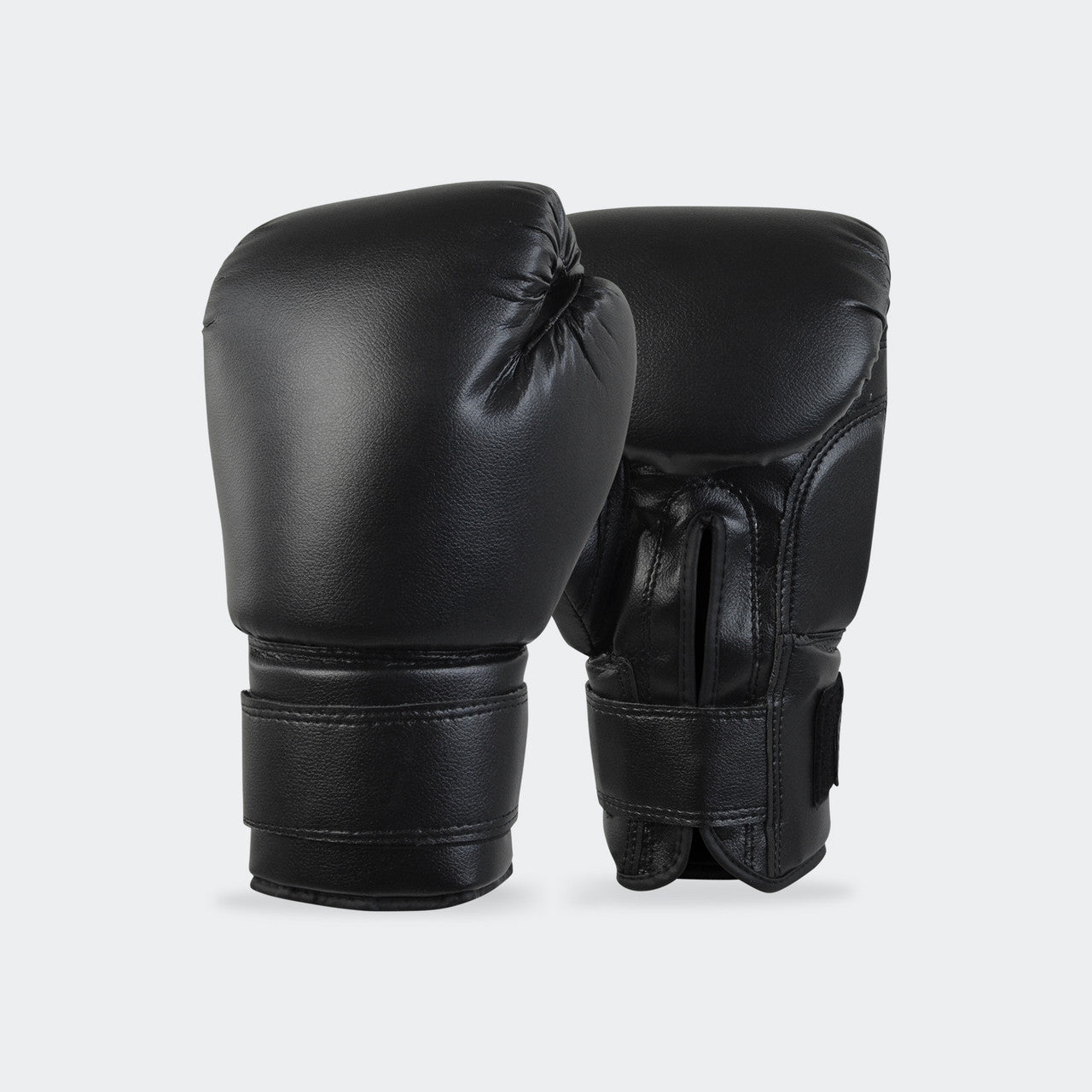 Recruit Boxing Gloves, Beginner Boxing Gloves, No Logo Boxing Gloves, Blank Boxing Gloves, Black Boxing Gloves